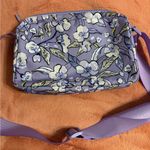 Vera Bradley  Lavender Floral Crossbody Bag Adjustable Strap Photo 4