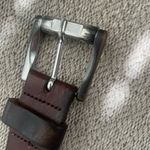 Women’s Milo’s Genuine Italian Leather Belt vintage Brown Photo 7