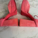 Gianni Bini OTTEN Suede Ankle Strap Platform Pumps Size 6.5 M Barbie cute girly Pink Photo 11