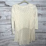 Anthropologie  Meadow Rue SweaterBeige Lightweight Tunic Hi Low Hem SM Photo 2