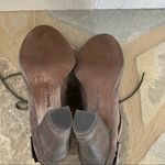 Luxury Rebel  brown suede lace up heeled ankle buckle boots EU38 US 8.5 Photo 8