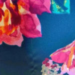 Everly  Floral Dress. Size Large Photo 2