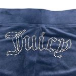 Juicy Couture OG Bling Rhinestone Velour Track Pants in Regal Blue Photo 9