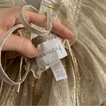 Alice McCALL  Metallic Ruffle Off the Shoulder Mini Romper Photo 7