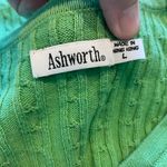 Ashworth  Green Sweater - size Large Photo 2