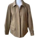 J.Crew Camel Wool Short Cargo Pocket Jacket Size Small Photo 0