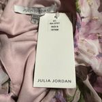 Julia Jordan Floral Print Fit & Flare Pink Smocked Waist Dress Size 6 New Photo 9