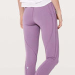 Lululemon Time To Sweat Crop *23" Smoked Mulberry Full-On Luxtreme size 4 W6AQZS Photo 0