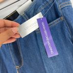 Catherines The Universal Jeans Womens 16WP Blue Denim Soft Stretch Straight Leg Photo 4