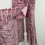 Free People Pink Zebra Print Maxi Dress Photo 1