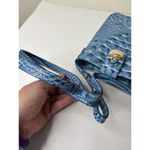 Brahmin  Marley Melbourne Leather Crossbody Purse Blue Lagoon Photo 5