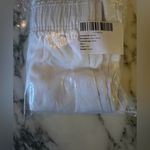Quince NWT  100% European Linen High Waisted White  Shorts Sz XL Photo 10