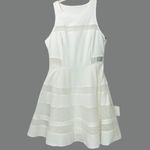 Lulu*s size M Play Nice Ivory Skater Dress Mini HOCO Graduation Bridal Shower White Size M Photo 3