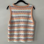 Alice + Olivia Antonella Multicolor Pastel Stripe Sweater Blouse Size La… Photo 9