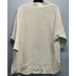 Chico's  Women’s  Size 3 (XL) V Neck Boxy Short Sleeve Sweater/Blouse Photo 1
