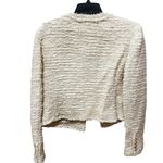 Love Shack Fancy NWT Vermont Tweed Woven Beige Jacket Sz 12 Photo 3