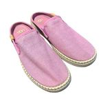 UGG  Women’s Delu Sneaker‎ Pink Size 8 Slip On Canvas Slide Espadrille #S98-6 Photo 9