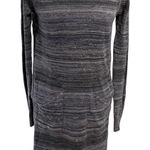 prAna  Gray Cowl Neck Sweater Dress Womens Medium Casual Indie Winter Cozy Photo 0