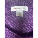 Liz Claiborne Women's Sweater Size Xl Purple 3/4 Puff Sleeve Pullover - NEW Photo 7