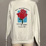Uofm Pasadena 1989 Rose Bowl Champions Crewneck Large VINTAGE White Photo 0