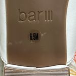 Bar III  Womens 6.5M White Studded Padded Josee Pointed Toe Block Heel Buckle Photo 7