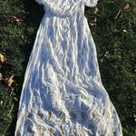 Bridgerton Inspired Cotton Dress White Size M Photo 0