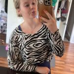 Delia's Zebra Crop Top  Photo 0