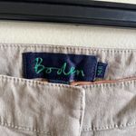 BODEN‎ Khaki HIGH Rise Pants Wide Leg Womens Size 14R Trousers Gray Photo 2