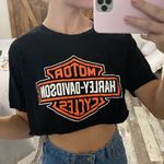 Harley Davidson Cropped Shirt Photo 0