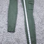 Spanx READ Tall Stretch Twill Ankle Cargo Pant Women's Size XS Green Pull On Photo 12