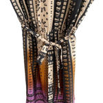 Charlie Jade Silk Abstract Ombre Mini Dress Fit Flare Photo 5