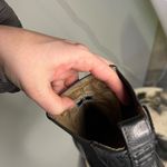 Frye  Stella Short Chelsea Black Leather Boot Photo 12