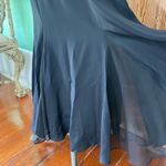 Vintage Positively Ellyn Sheer Elusion Pearl Sweetheart Bust Maxi Gown Sz M Black Size M Photo 5