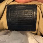 Coach Rugby Stripe Navy Leather Duffle Feeder Bag With Crossbody Shoulder Strap Photo 11