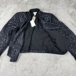 Chico's NWT  Moto Jacket Bonded Lace LS Jack Black Career Party Size 3 US XL $139 Photo 4