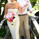 Abercrombie & Fitch Abercrombie Strapless Scarf Slip Gown Photo 0