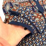 Daniel Rainn  (S) Wilcox Tie Neck Blouse - Stitch Fix 3/4 Sleeve Tassel Boho Top Photo 9