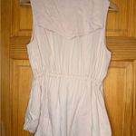 Altar'd State Alter’d State Blush Sleeveless Tie Front Vest Lightweight Drape Jacket Photo 3