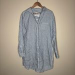 Frank & Eileen Mary Classic Linen Striped Button Up Shirtdress Photo 2