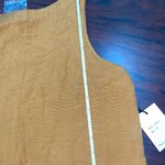 Japna NWT  Mustard Colored Cropped Tank Top Size Medium Photo 6