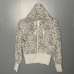 Athleta Balance gray leopard print zip hoodie Size XXS Photo 2