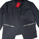 Guess New  Black Women's Blazer with Silver Accents. Photo 3