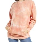 BP NWT Orange Crewneck Long Sleeve Kangaroo Pocket Sweatshirt Size XS Photo 0