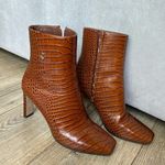 Jimmy Choo  Minori Croc Embossed Boots Photo 3