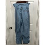 Free People Movement Look Out Nylon Pants Cargo Style Size Small Ski Baggy Blue Photo 3