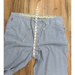 Robert Graham Lounge Pajama Pants Mens L Blue Gingham Print Drawstring Cotton Photo 5