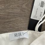 Cute Silky White Cropped Cami Top Size L Photo 2