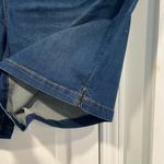 Terra & Sky NWOT  Size 4X Elastic Waist Split Hem Dark Wash Denim Jean Shorts Photo 2