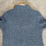 Royal Robbins  Women’s Mock Neck Pullover Knit Sweater Longsleeve Cotton Blue L Photo 2