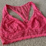 Victoria's Secret Victoria’s Secret Hot Pink Bralette Racerback Light Support Long Line S Like New Photo 1